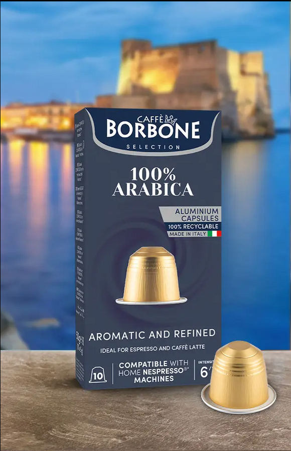 Espresso Caffe’ Borbone – Black Blend – 100 x 3 boxes minimum recycled Packaging with foil capsules