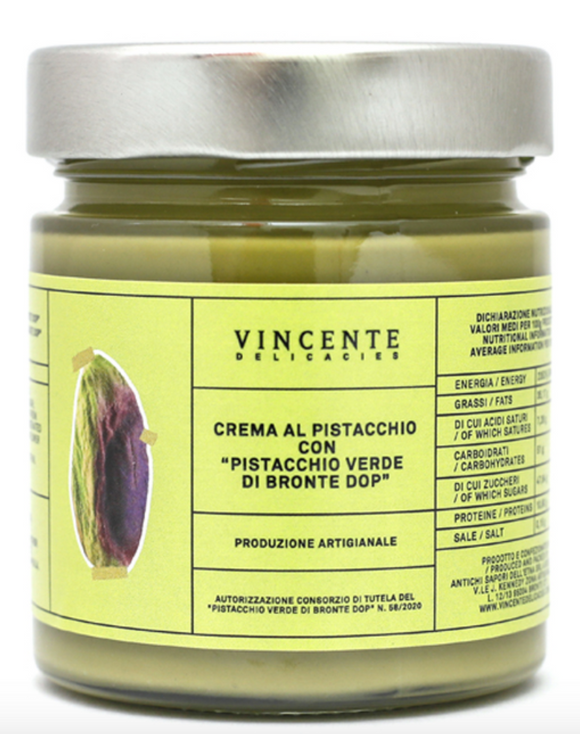 Pistacchio spread 180gr Jar from Sicily from BRONTI best there is in the world