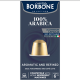 Espresso Caffe’ Borbone – Black Blend – 100 x 3 boxes minimum recycled Packaging with foil capsules
