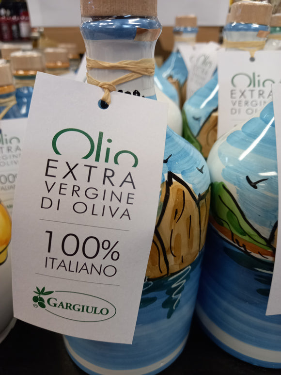 Gargiulo Extra Virgin olive oil costiera Amalfitana 200 mil Ceramic Jar X 2
