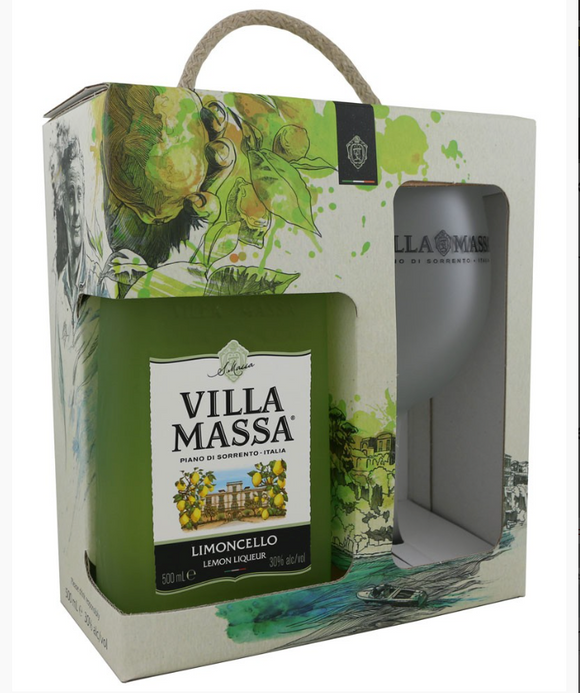 Limoncello  gift pack Villa Massa