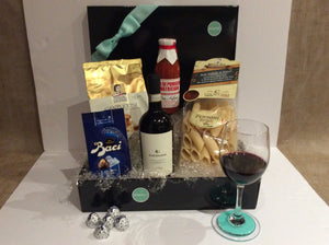 Gourmet Basket with 6 options truffle, chocolate Cantucci D Abruzzo