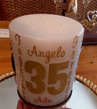 Candles for your events made to your requirements