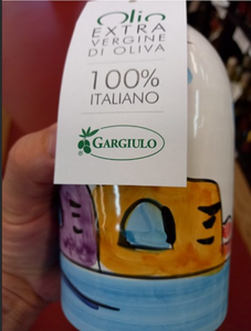 Gargiulo Extra Virgin olive oil costiera Amalfitana 500 mil Ceramic Jar
