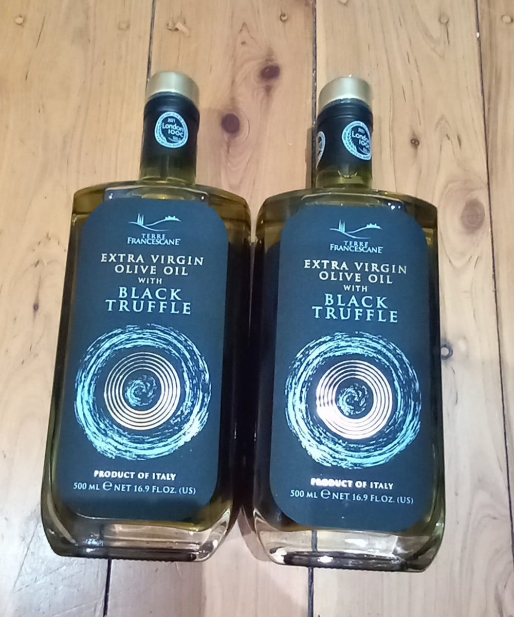 Terre Francescane Extra Virgin Olive Oil Infused with Black truffle 50